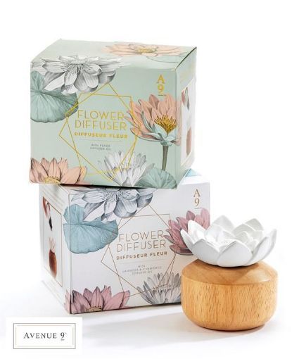Picture of AVENUE NINE LOTUS DIFFUSER - WITH FRAGRANCE - ESSENTIAL OILS